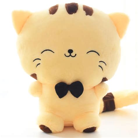Kawaii Cat Plush Toys Cute Anime Stuffed Animals Doll Cushion Pillow
