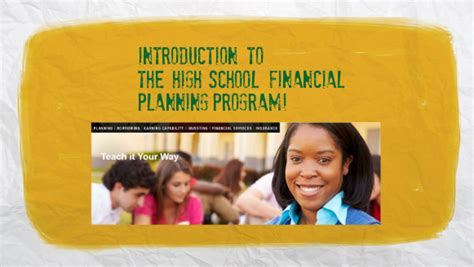 hsfpp nefe finance education homeschool high school financial planning