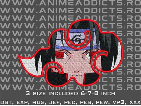 Anime Embroidery Designs Machine Embroidery Design Instant Etsy