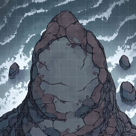 The Seaside Precipice A FREE Battle Map For D D Dungeons Dragons Pathfinder Warhammer And