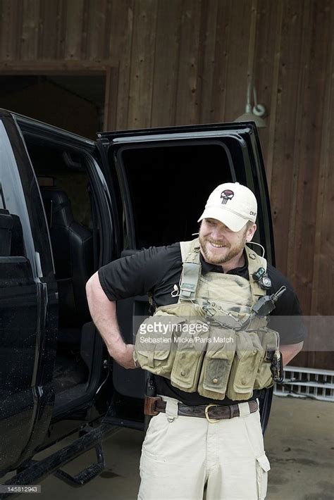 Former Navy Seal And Expert Sniper Chris Kyle Is Photographed Wearing