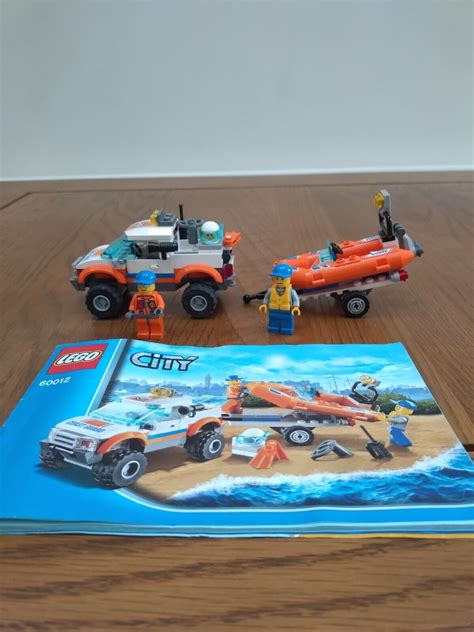 Lego City Coast Guard 4x4 And Diving Boat 60012 Ebay