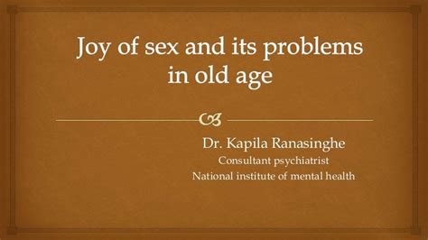2016 sessions sexuality in elderly