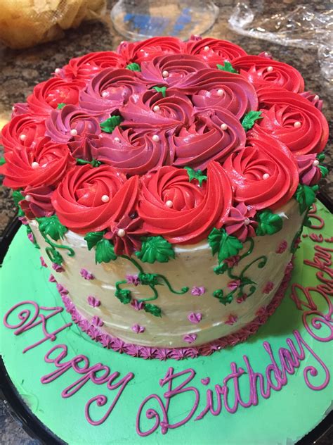 Rose Birthday Cake Rosé Birthday Cake Baking Rose Desserts Tailgate