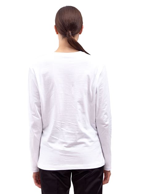 Yang Li Womens Cotton Dreamer Long Sleeved T Shirt In