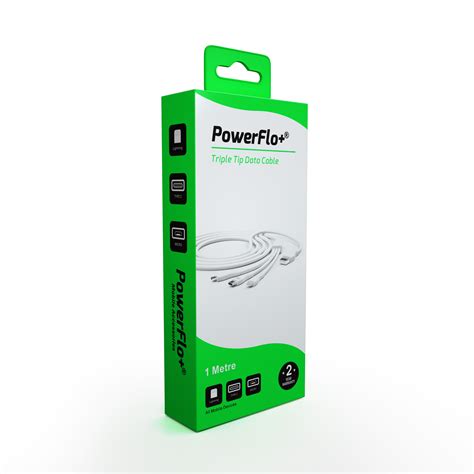Powerflo Triple Tip Usb Cable 1m Yes Distribution