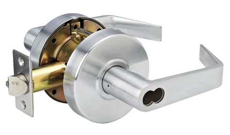 Heavy Duty Commercial Cylindrical Lockset Keyed Entry Lever Ic Core