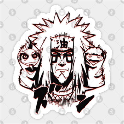 Jiraiya Naruto Shippuden Jiraiya Sticker Teepublic