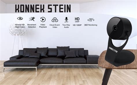 Konnek Stein Security Indoor Camera Smart Home Camera 1080p Hd Motion