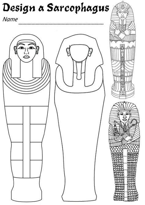 Design A Sarcophagus Ancient Egypt Crafts Egypt Crafts Egyptian Crafts