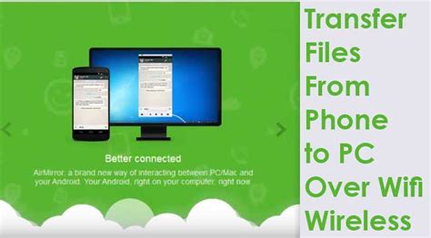 You can pick the items you want to import and select where to. Transfer Files From Android Phone to PC Wifi | Without USB ...