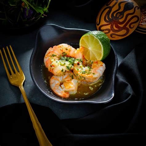 Juicy Tapas King Prawns In A Chilli Garlic Butter With A Hint Of