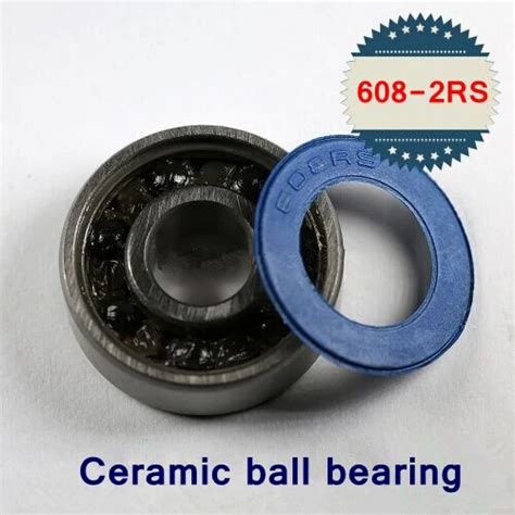 50pcs 608 2rs Si3n4 Ceramic Ball Bearing 608 2rs 608rs 8x22x7