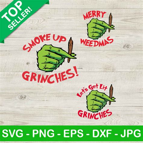 grinch merry fucking christmas svg grinch middle finger svg grinch funny christmas svg