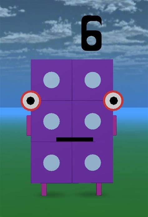 Numberblock 6 By Robloxnoob2006 On Deviantart