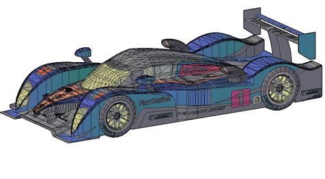 3d Model Of Sports Car Layout Cad Block Autocad File Cadbull