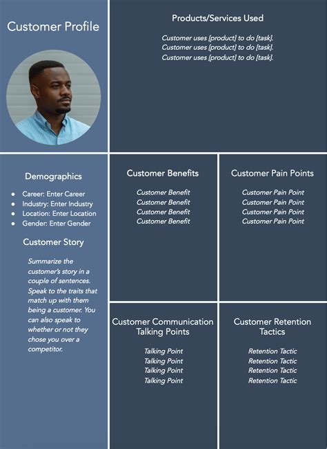 Customer Profile Template Excel Free Hot Sex Picture