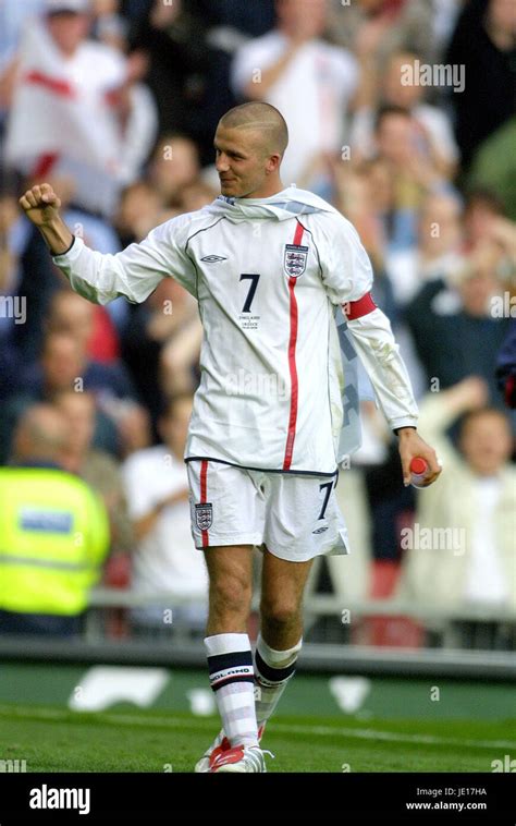David Beckham England V Greece Old Trafford Manchester 06 October 2001