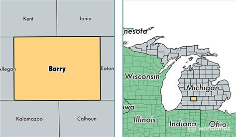 Answered 1 year ago · author has 8k answers and 10.5m answer views. Barry County, Michigan / Map of Barry County, MI / Where ...