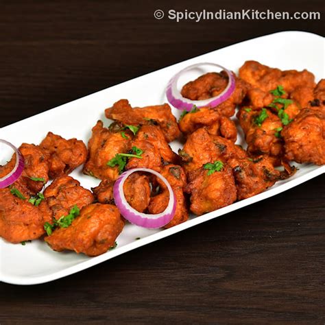 Chicken Pakora Chicken Pakoda Chicken Fritters Spicy Indian Kitchen