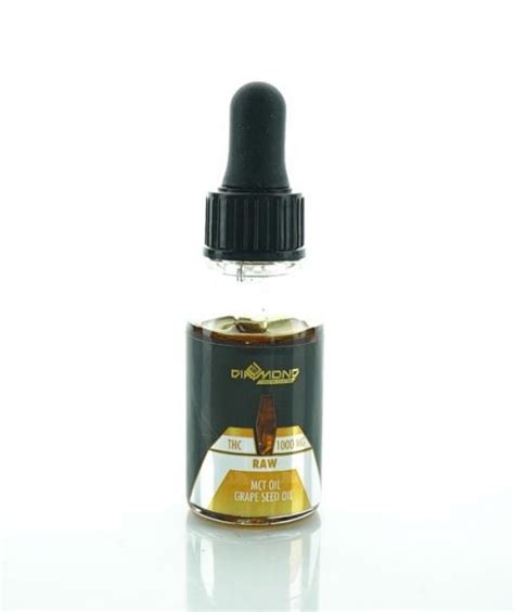 Diamond Concentrates Tincture Raw Flavour Thc 1000mg