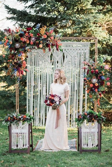 20 Boho Wedding Arches Altars And Backdrops Page 2 Hi Miss Puff