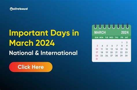 Important Days In March 2024 Check National And International Dates