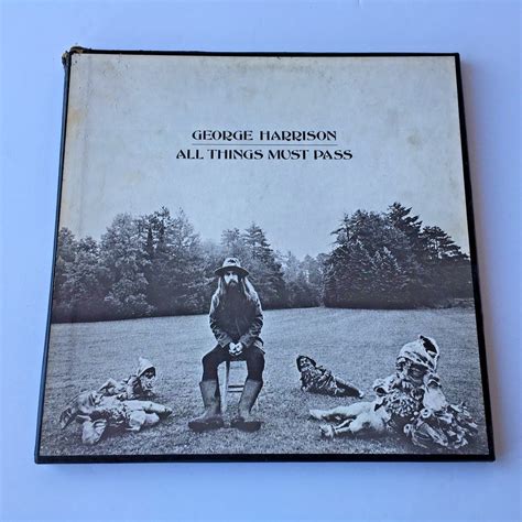 George Harrison 3 Lp Box Set All Things Must Pass With Poster Apple Stch 639