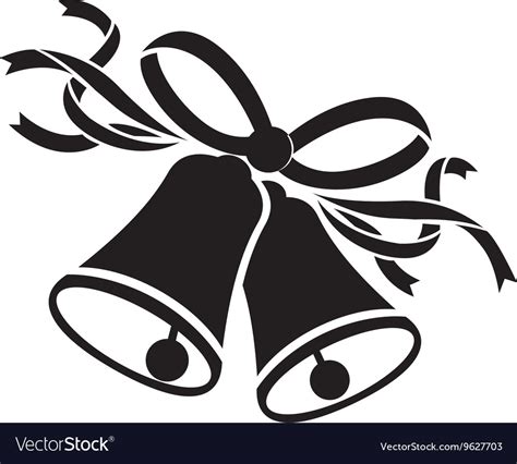 Wedding Bells Clip Art Black And White