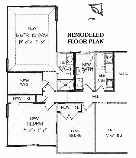 Have you considered the layout options for your master bedroom floor plans? Home Addition - Plan 5175
