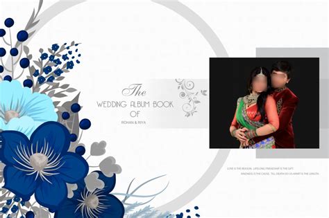 Indian Wedding Album Cover Page Design Free Download