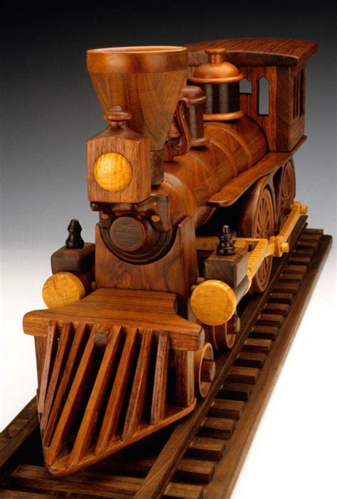 Locomotive Wooden Train Model Train Baldwin Steam Locomotive