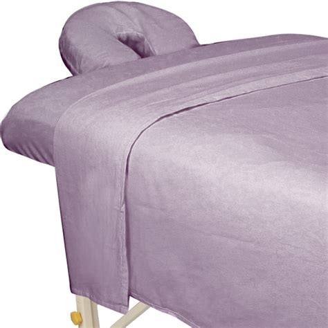 Forpro Premium Flannel Massage Sheet Set Lavender