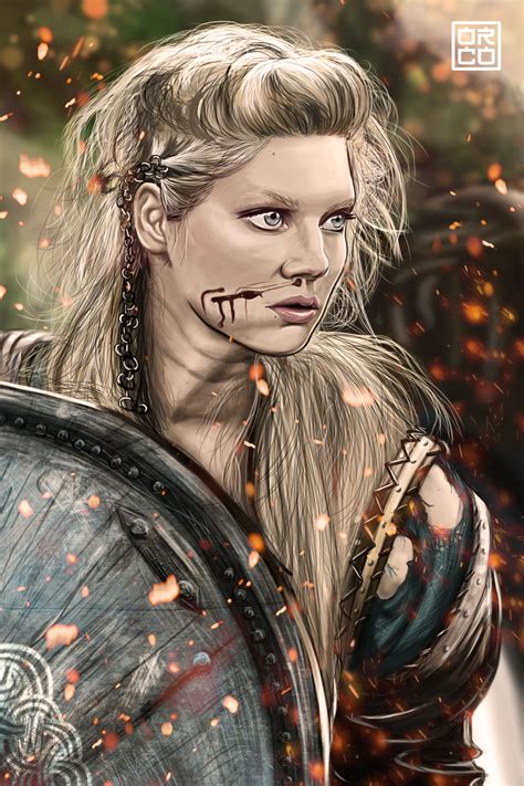 Последние твиты от lagertha lothbrok (@lagertha_viking). fanart poster of lagertha - Vikings! | Mujer vikinga ...