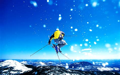 Free Download Skiing Winter Sports Hd Wallpapers Download Free