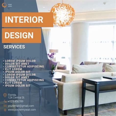 Interior Design Ad Video Template Postermywall