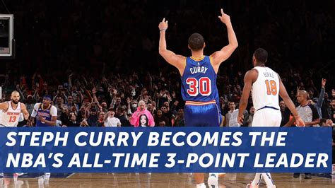 steph curry makes history breaks nba all time 3 point record with warriors nbc sports bay