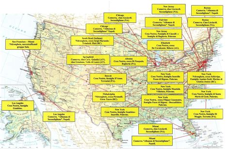 Us Camorra And Ndrangheta Activity Map R Mafia