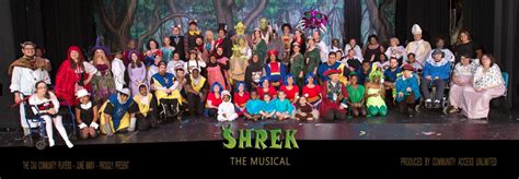 Actors With And Without Disabilities Performed Shrek The Musical Jr In