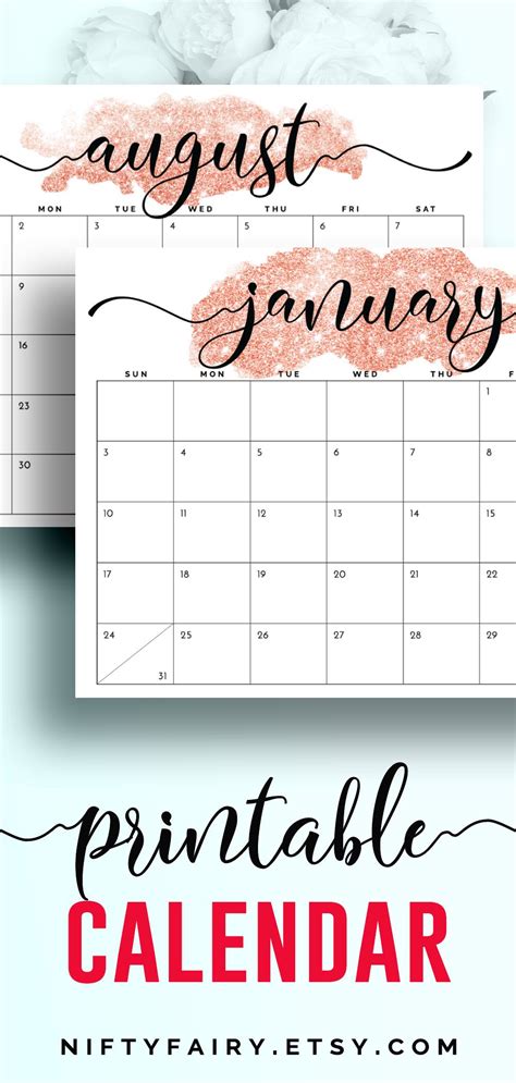 Your Next Favorite Printable Calendar Or Monthly Planner For 2021 Get