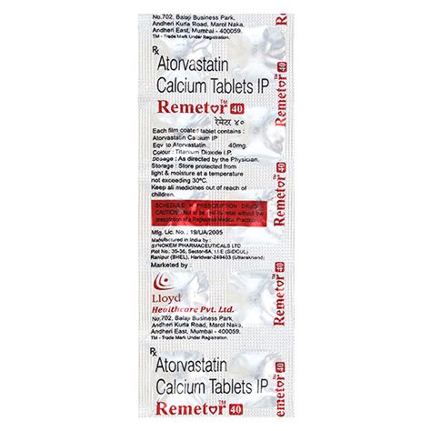 Remetor 40mg Tablet 10s Buy Medicines Online At Best Price From