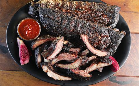 Smoked Baby Back Ribs With Prickly Pear Barbecue Sauce Recipe
