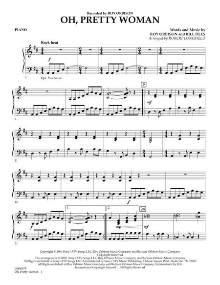 Oh Pretty Woman Piano By Bill Dees And Roy Orbison Digital Sheet Music For Individual