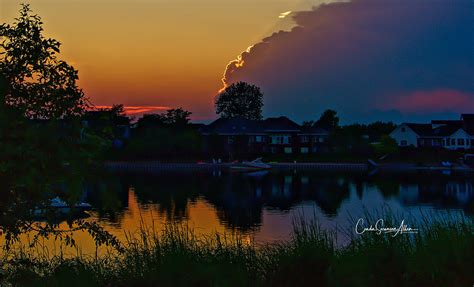 Lakeside Sunset Photograph By Connie Allen Fine Art America