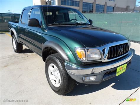 2002 Imperial Jade Green Mica Toyota Tacoma V6 Prerunner Trd Double Cab