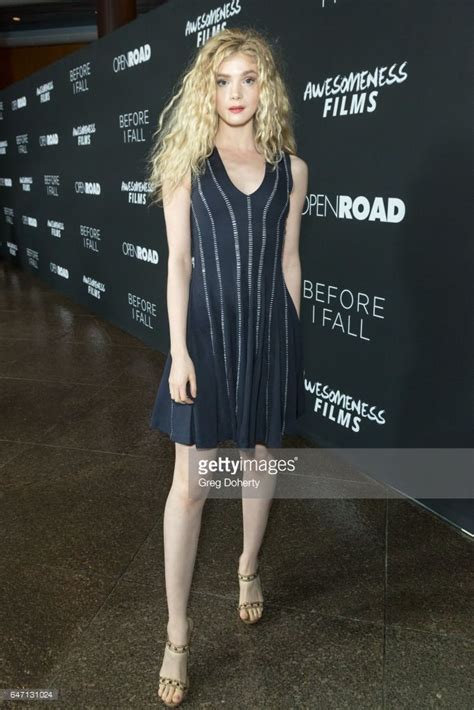Actress Elena Kampouris Attends The Premiere Of Open Road Films Before I Fall At The