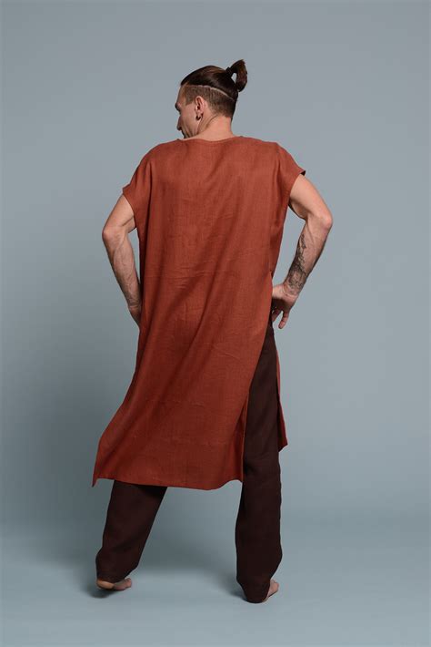 Linen Mens Tunic Linen Clothes For Men Shantima