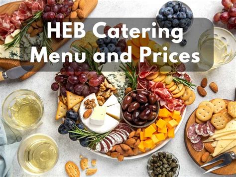 HEB Catering Menu And Platter Trays Price Updated 2023 Modern Art