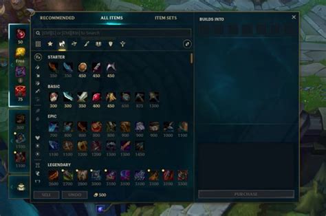 League Of Legends How To Use The New Item Shop In Preseason 11