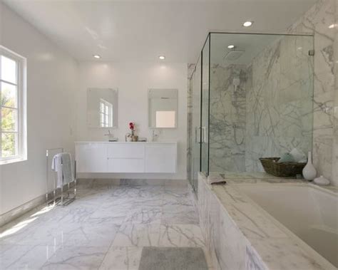 Carrara Marble Bathroom Houzz